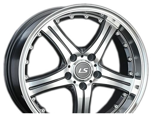 Wheel LS 322 BKF 15x6.5inches/4x100mm - picture, photo, image