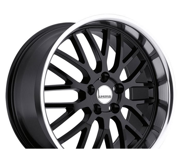 Wheel Lumarai Kya Gloss Black 17x8inches/5x114.3mm - picture, photo, image