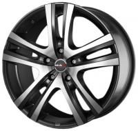 Mak Aria Gun Metal Mirror Face Wheels - 17x7.5inches/5x108mm