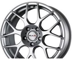 Wheel Mak DTM-One Matt Black 16x7inches/5x110mm - picture, photo, image