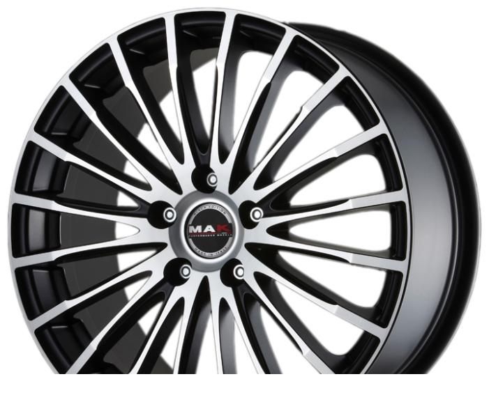 Wheel Mak Fatale Ice Black 18x8inches/5x108mm - picture, photo, image