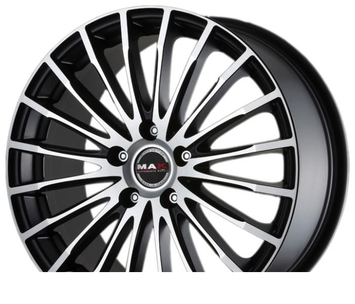 Wheel Mak Fatale Matt Black 19x8.5inches/5x108mm - picture, photo, image