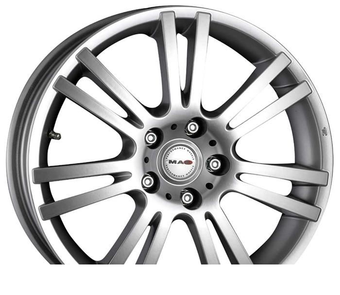 Wheel Mak Fiorano H/S Silver 17x7.5inches/5x114.3mm - picture, photo, image