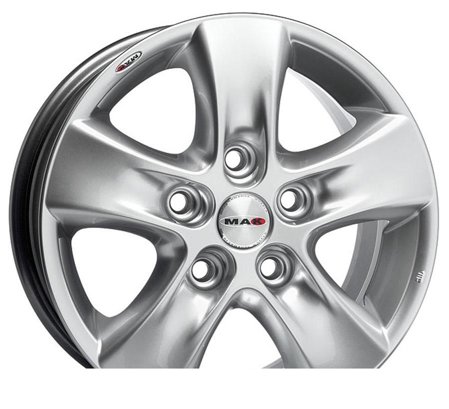 Wheel Mak HD! hyper Silver 16x6.5inches/5x108mm - picture, photo, image