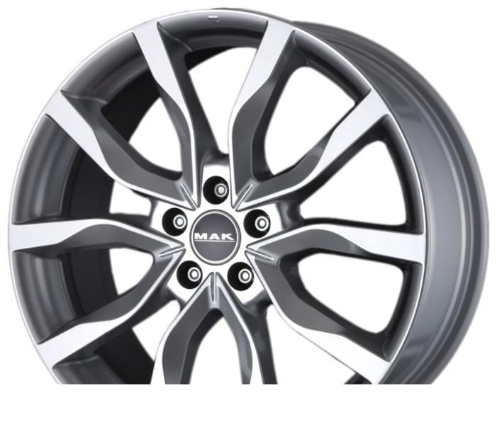 Wheel Mak Highlands Black Mirror 18x9inches/5x120mm - picture, photo, image