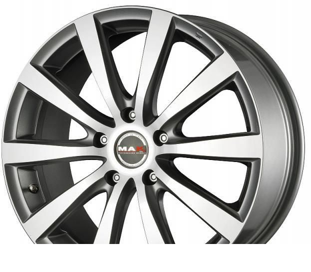 Wheel Mak Iguan Gloss Red 16x6inches/4x100mm - picture, photo, image