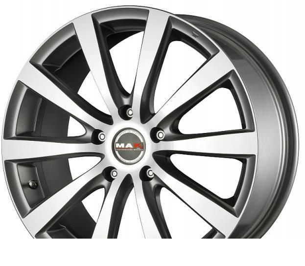 Wheel Mak Iguan Matt Black 16x6inches/4x100mm - picture, photo, image