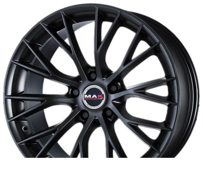 Wheel Mak Munchen Matt Black 16x7inches/5x120mm - picture, photo, image