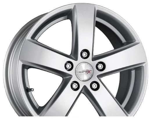 Wheel Mak Nova Silver 16x7inches/5x114.3mm - picture, photo, image