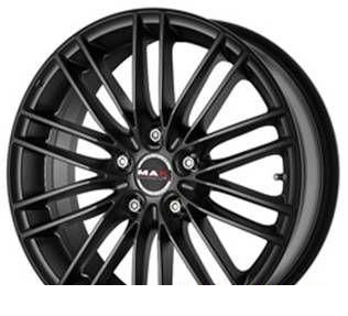 Wheel Mak Rapid Black Matt 16x7inches/4x100mm - picture, photo, image