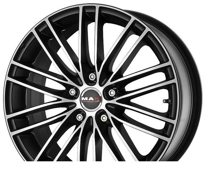 Wheel Mak Rapide Ice Black 15x6.5inches/4x100mm - picture, photo, image
