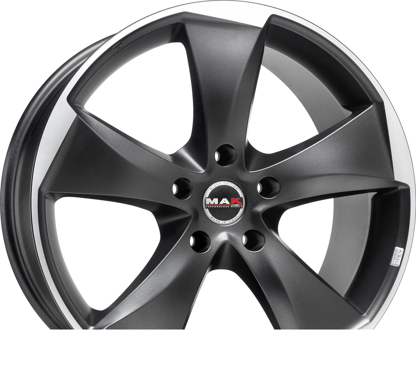 Wheel Mak Raptor 5 Hyper Silver 18x8inches/5x108mm - picture, photo, image