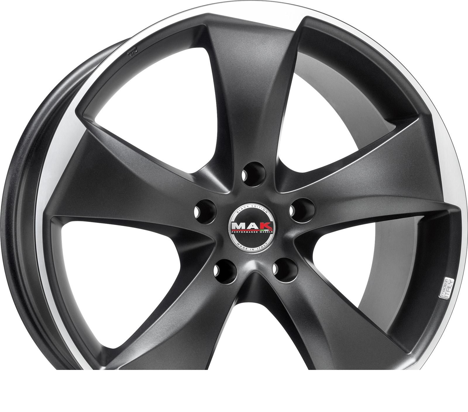 Wheel Mak Raptor 5 ICE SUPERDARK 18x8inches/5x108mm - picture, photo, image