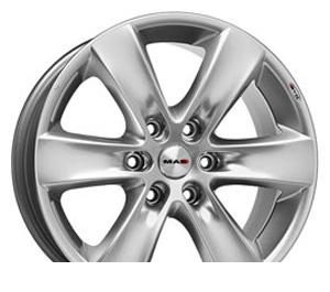 Wheel Mak Sierra HYPER SILVER 18x8inches/6x114.3mm - picture, photo, image