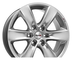 Wheel Mak Sierra Silver 16x7inches/6x139.7mm - picture, photo, image