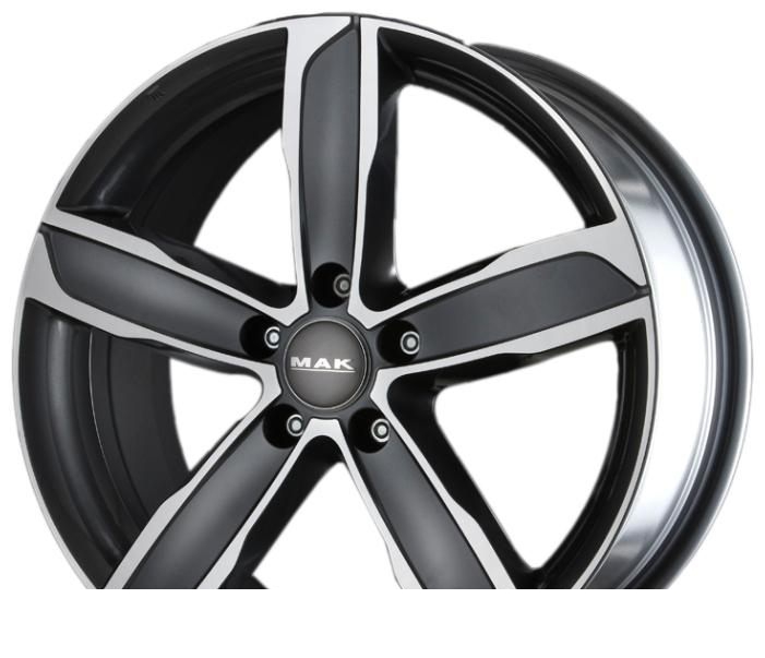 Wheel Mak Stadt Silver 16x7.5inches/5x112mm - picture, photo, image