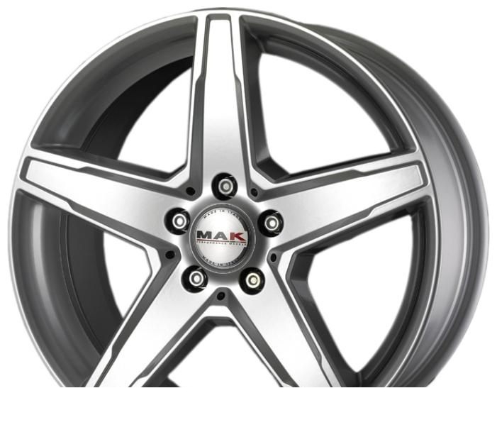 Wheel Mak Stern Ice Black 16x7.5inches/5x112mm - picture, photo, image