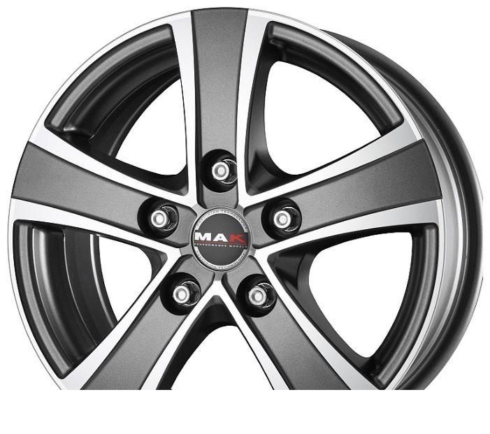 Wheel Mak Van 5 Silver 16x6.5inches/5x114.3mm - picture, photo, image