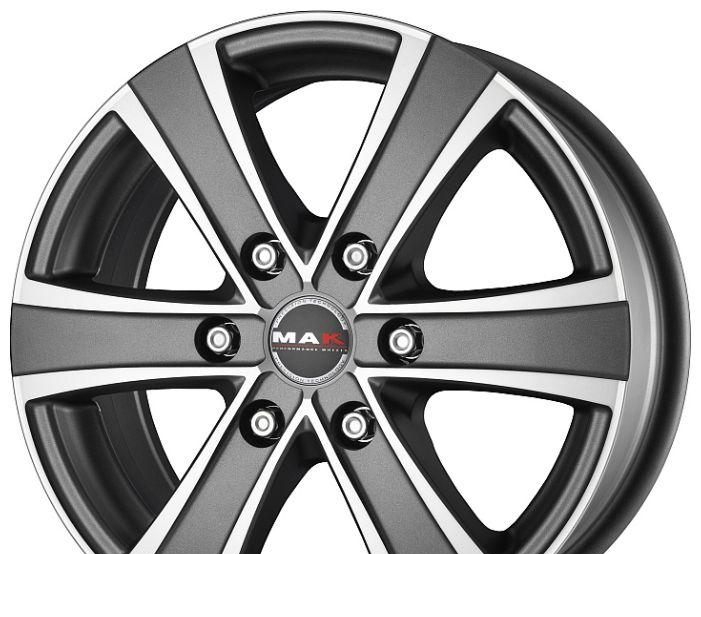 Wheel Mak Van 6 SILVER 16x6.5inches/6x130mm - picture, photo, image