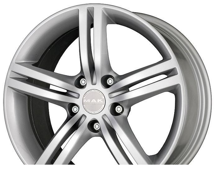 Wheel Mak Veloce Silver 17x7.5inches/5x100mm - picture, photo, image