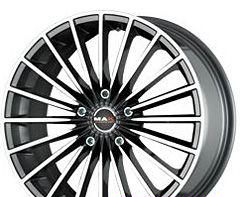 Wheel Mak Volare GUN METAL MIRROR FACE 20x8.5inches/5x108mm - picture, photo, image