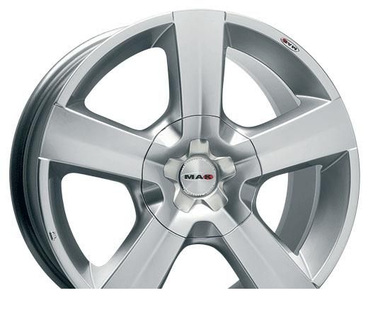 Wheel Mak X-Force HYPER SILVER 17x7.5inches/5x108mm - picture, photo, image