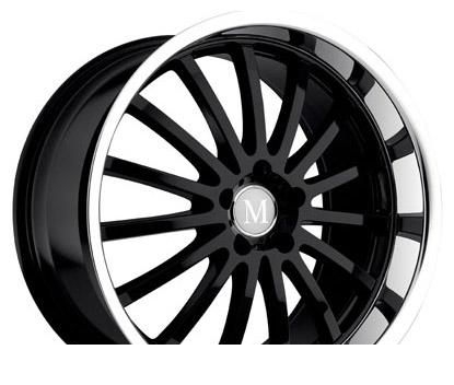 Wheel Mandrus Millenium Gloss Black 18x8.5inches/5x112mm - picture, photo, image