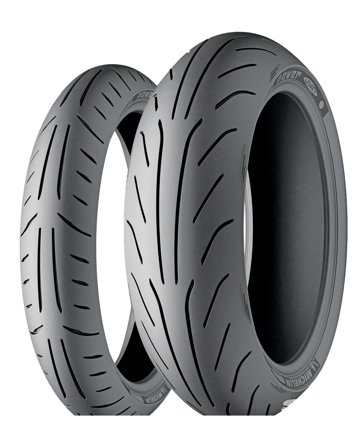 Motorcycle Tire Michelin Power Pure 120/70R17 58W - picture, photo, image