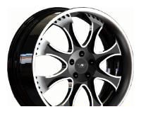 Wheel MK Forged Wheels XLIV polished+inox lip 22x9.5inches/5x130mm - picture, photo, image