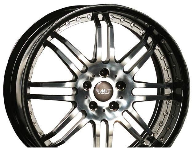 Wheel MK Forged Wheels XXXVII polished+Black lip 22x9.5inches/5x130mm - picture, photo, image