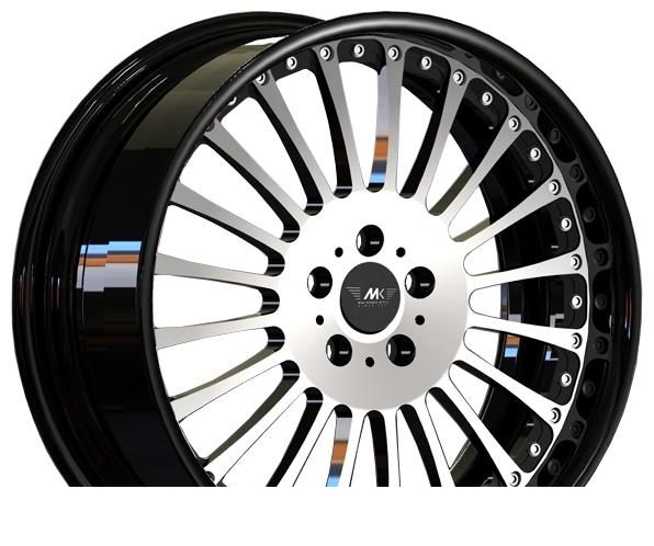 Wheel MK Forged Wheels XXXVIII polished+Black lip 20x9.5inches/5x130mm - picture, photo, image