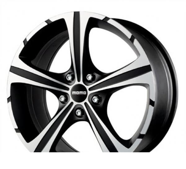 Wheel Momo Black Knight Silver 15x6.5inches/5x114.3mm - picture, photo, image