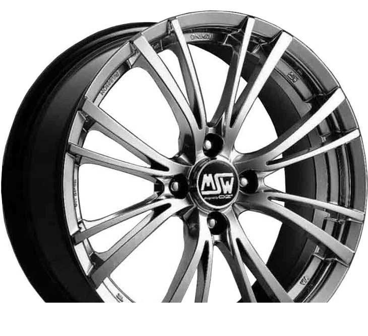 Wheel MSW 20 Matt Black Full Pol 15x7inches/4x100mm - picture, photo, image