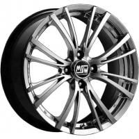 MSW 20 Matt Black Full Pol Wheels - 15x7inches/4x100mm