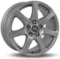 MSW 77 Full Silver Wheels - 17x7.5inches/5x108mm