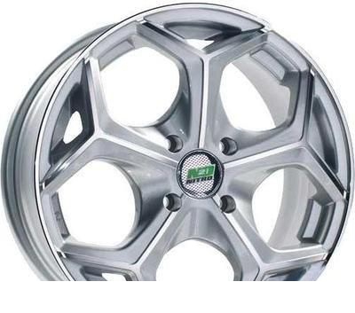 Wheel Nitro Y741 Silver 14x6inches/4x100mm - picture, photo, image