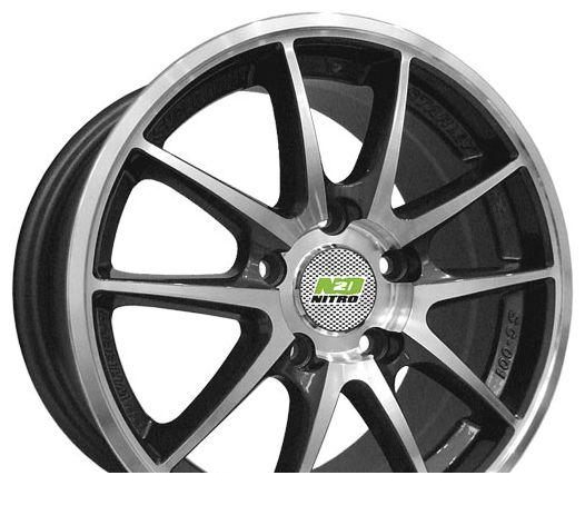 Wheel Nitro Y969 MBLP (carbon) 14x6inches/4x100mm - picture, photo, image