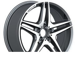 Wheel NW R743 MG 17x8inches/5x112mm - picture, photo, image