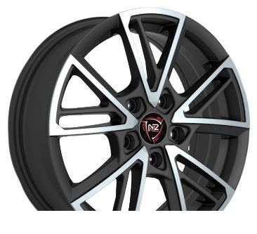 Wheel NZ Wheels F-14 BKF 14x6inches/4x100mm - picture, photo, image
