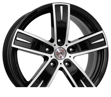 Wheel NZ Wheels F-16 BKF 14x6inches/4x100mm - picture, photo, image