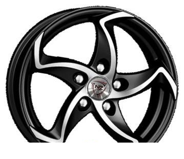 Wheel NZ Wheels F-17 BKF 14x6inches/4x100mm - picture, photo, image
