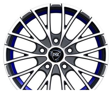 Wheel NZ Wheels F-2 BKFBSI 15x6inches/4x100mm - picture, photo, image