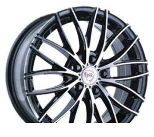 Wheel NZ Wheels F-28 BKF 14x6inches/4x100mm - picture, photo, image