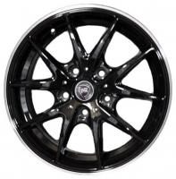 NZ Wheels F-34 BKPL Wheels - 16x6.5inches/4x100mm