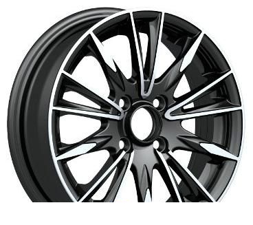 Wheel NZ Wheels F-35 BKF 14x6inches/4x100mm - picture, photo, image