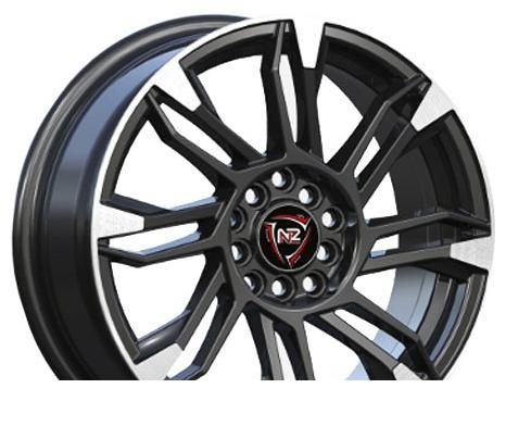 Wheel NZ Wheels F-8 BKPS 15x6inches/4x100mm - picture, photo, image