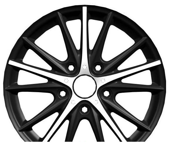 Wheel NZ Wheels SH641 BKF 13x5.5inches/4x100mm - picture, photo, image