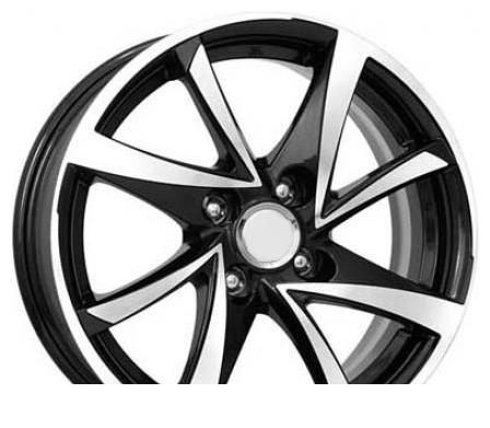 Wheel NZ Wheels SH648 BKF 13x5.5inches/4x100mm - picture, photo, image