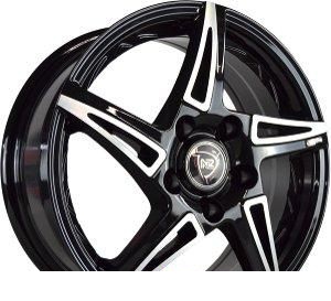 Wheel NZ Wheels SH661 BKF 14x5.5inches/4x100mm - picture, photo, image