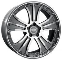 OZ Racing Granturismo Matt Graphiteite Silver+ Diamond Cut Wheels - 20x10.5inches/5x114.3mm